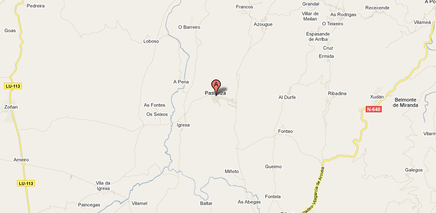 Mapa A Pastoriza
